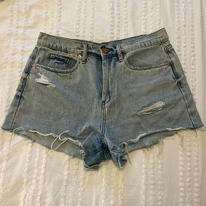 Denim shorts